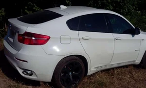 Acest BMW furat se află acum la sediul Poliției de Frontieră  jpeg