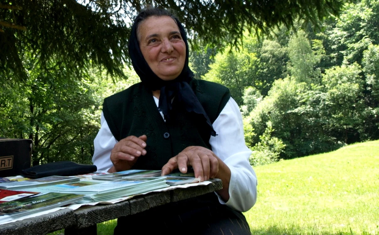 Pe Lucreţia Râmbetea o puteţi întâlni în Sarmizegetusa Regia. FOTO: Daniel Guţă.