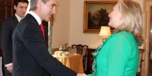Iurie Leancă s-a întâlnit cu Hillary Clinton la Washington