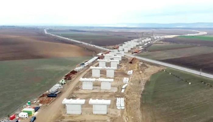Autostrada A7 Focșani-Bacău FOTO: captură video