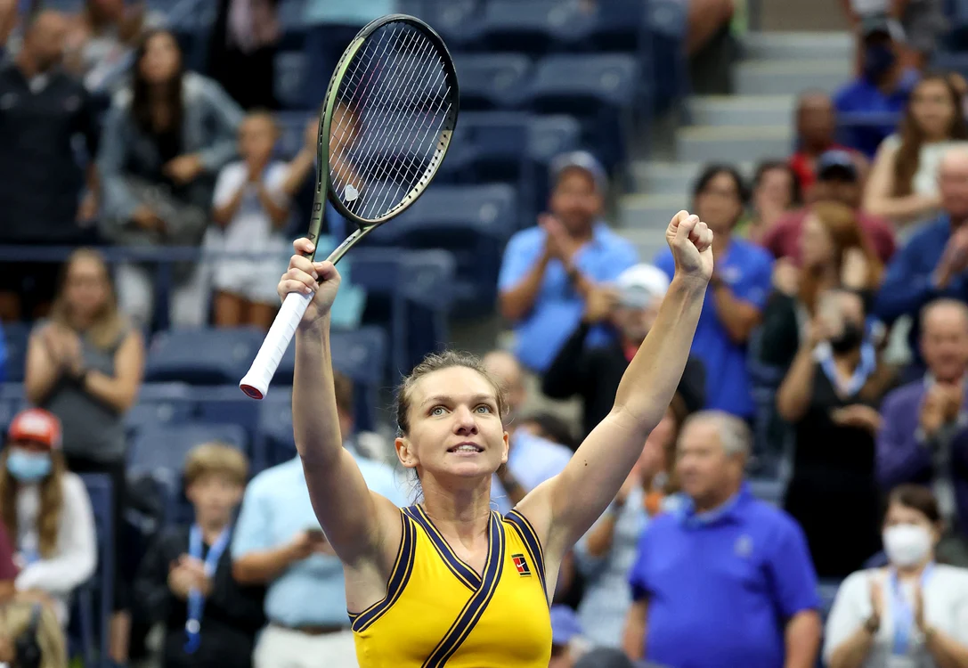 Simona Halep a făcut un al doilea meci foarte bun la US Open 2021Foto: Guliver / GettyImages