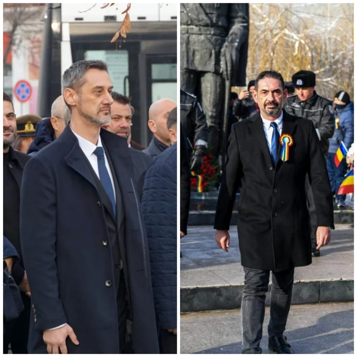 Prefectul Mario De Mezzo și primarul Emil Moț vor funcția de primar al Slatinei FOTO: colaj FB