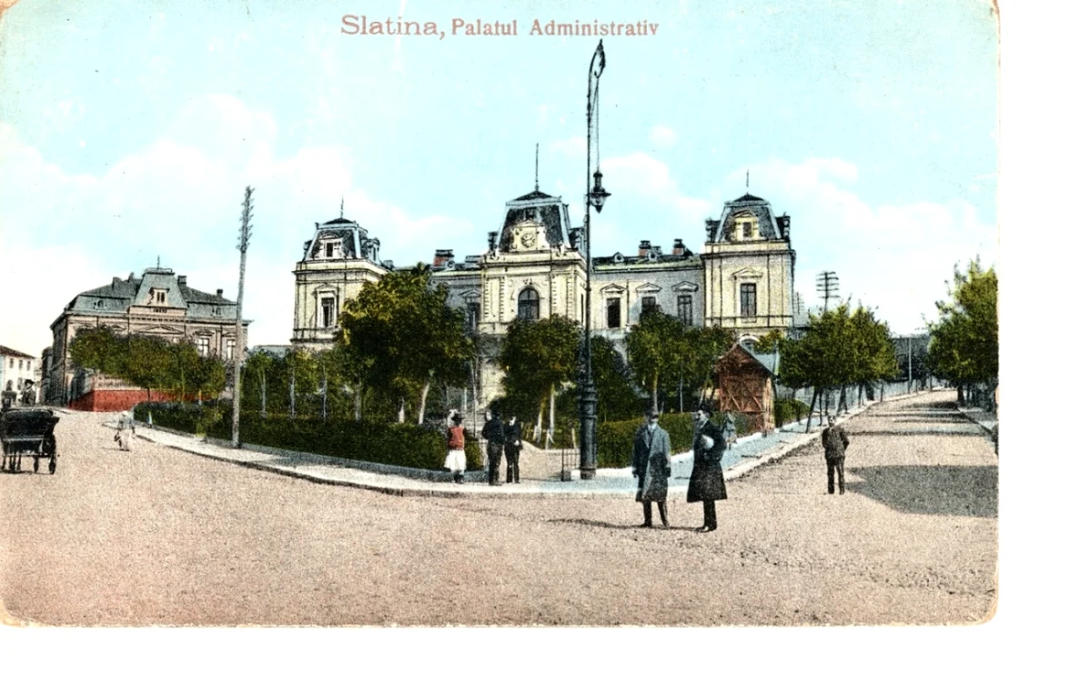 Clădirea care astăzi este sediul Muzeului Judeţean Olt, în perioada interbelică Sursa foto: George Piţulescu