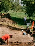 Săpături arheologice la Wall Câmp (© University of Birmingham)