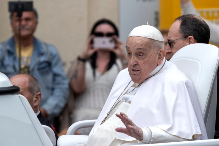 Papa Francisc pe 20 aprilie 2025 / foto: Profimedia