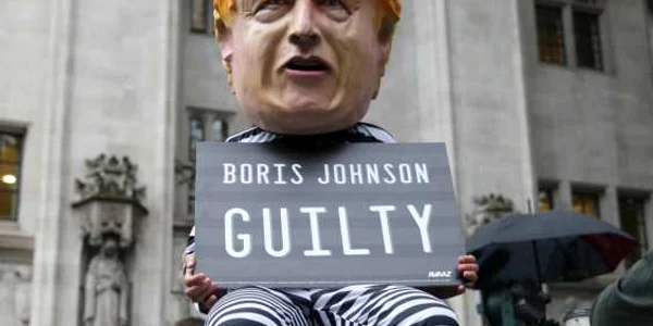 Boris Johnson afis vinovat FOTO Guliver / Getty Images / Hollie Adams