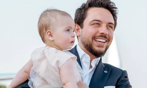 Prințul Hussein al Iordaniei cu fiica sa, Prințesa Iman, Foto Instagram