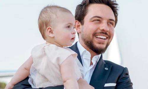 Prințul Hussein al Iordaniei cu fiica sa, Prințesa Iman, Foto Instagram