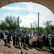 Monumentul de la Simeria. Foto Budai Honvédek