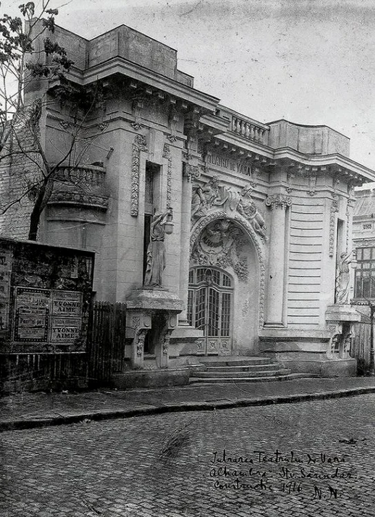 1916 Teatrul de vara Alhambra arh N N fatada Sarindar jpg jpeg