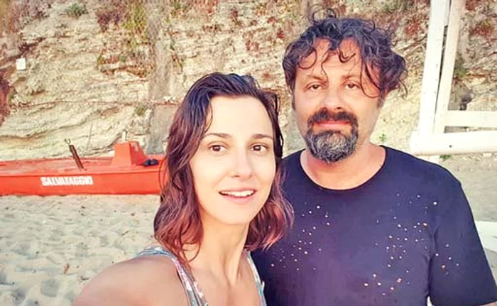 Dana Rogoz a filmat împreună cu soţul ei, regizorul Radu Dragomir