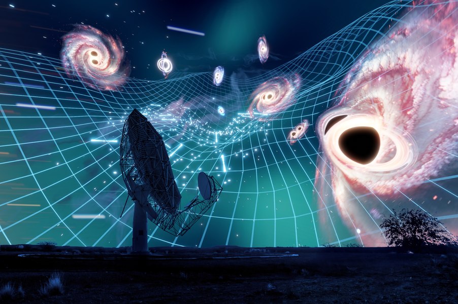 O hartă detaliată a undelor gravitaţionale a fost creată de astronomii australieni