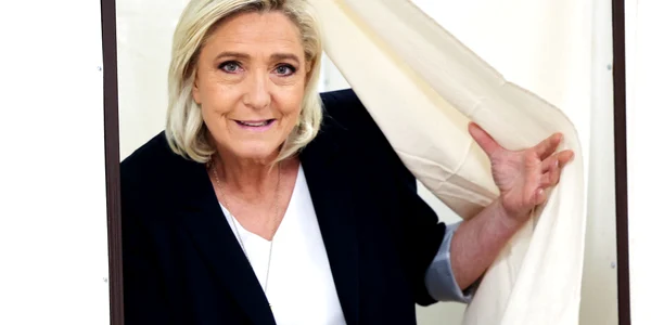 Marine Le Pen a votat pe 9 iunie 2024 FOTO AFP jpg
