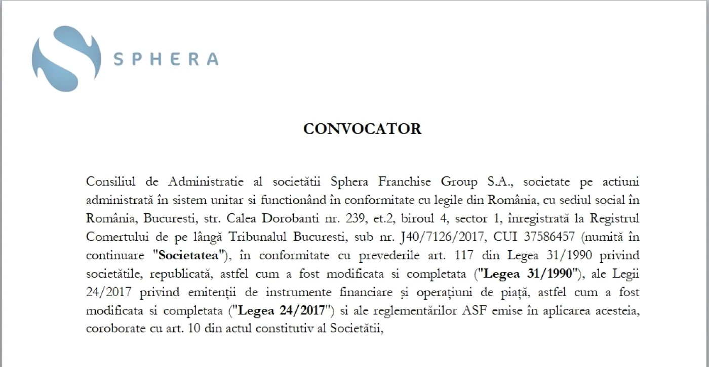 convocator