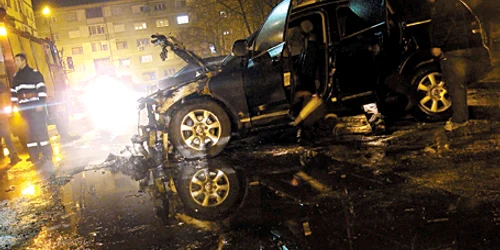 Autoturismul a ars duminică