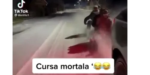 sanii trase cu masina bistrita