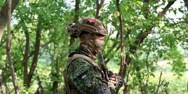 voluntar columbian in Ucraina FOTO Center for European Policy Analysis (CEPA)