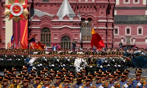 La parada militară de Ziua Victoriei participă și militari chinezi FOTO Profimedia jpg