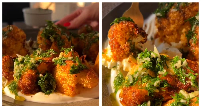 Conopidă la cuptor / FOTO: Colaj captură video TikTok