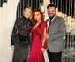 Alina Sorescu cu Alisa Păun și Iulian Păun la nunta lui Marian Drăgulescu cu Simona Carmen. FOTO: Instagram