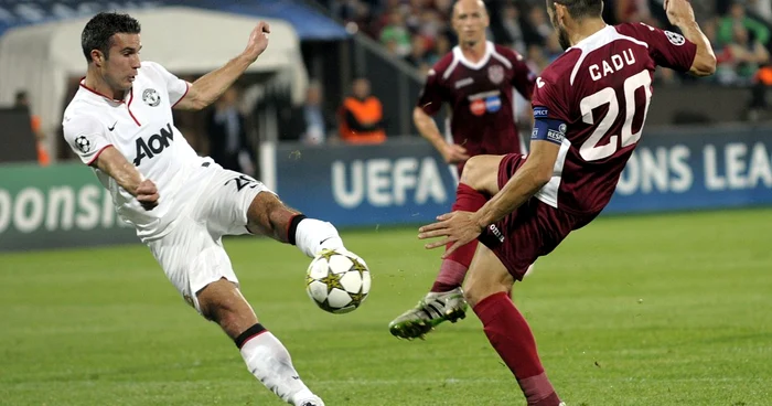 CFR Cluj a pierdut meciul cu Manchester United. FOTO Mediafax