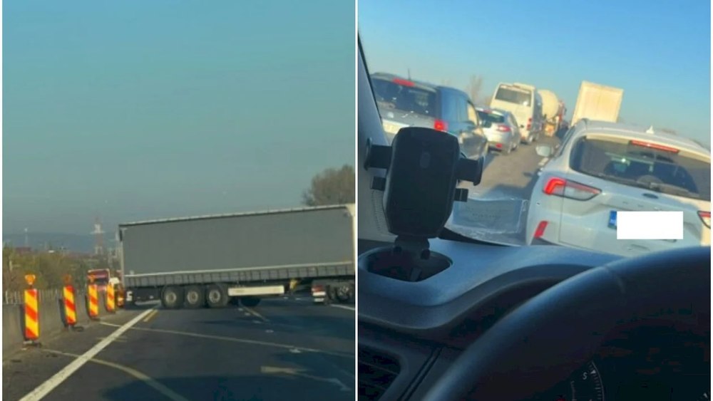 Tir contrasens pe autostrada București-Pitești cu șofer polonez amendat | sursa foto: Adevarul