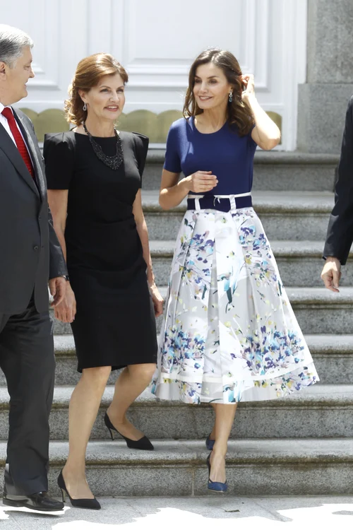Royals Lunch with Ukrain's president Petro Poroshenko and his wife Madrid jpeg