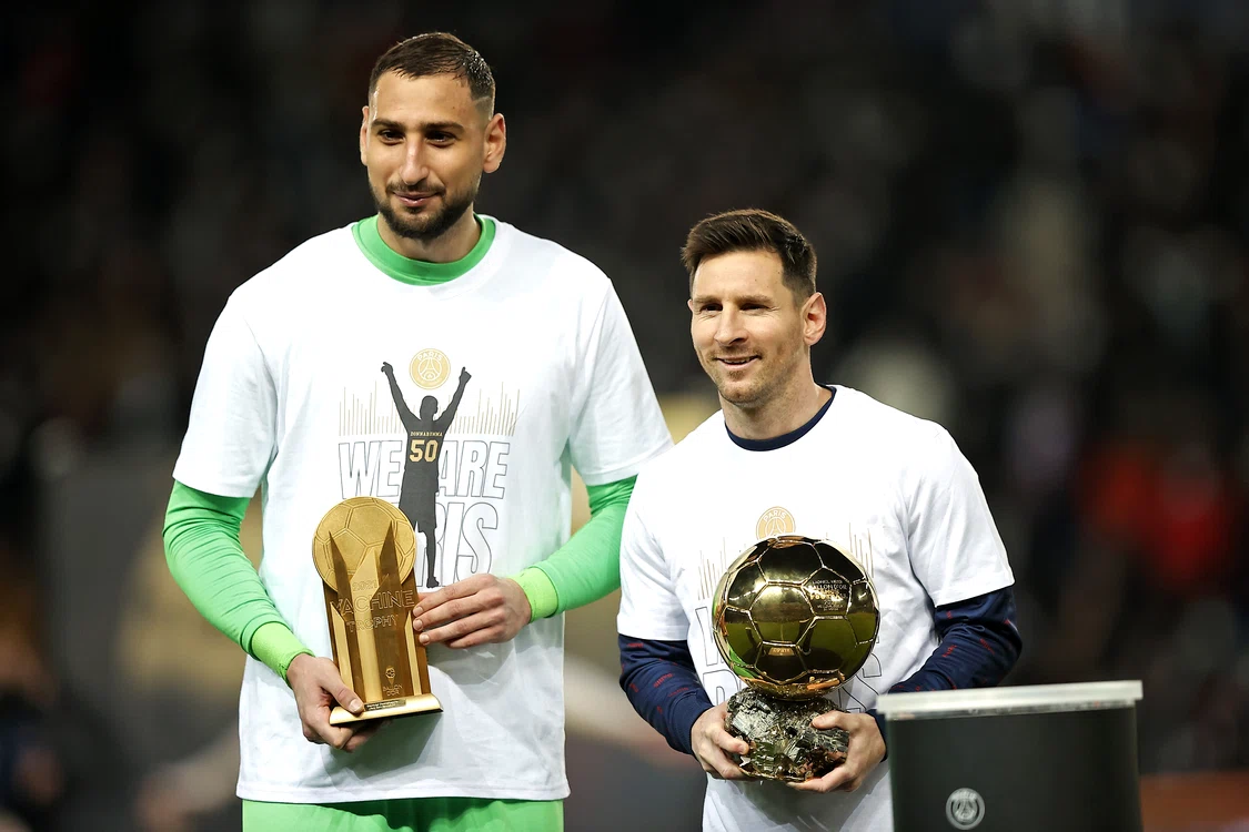 Donnarumma și Messi au fost premiați în decembrie la Gala „Balonul de Aur” (Foto: EPA-EFE)