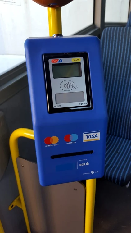 contactless transport public oradea