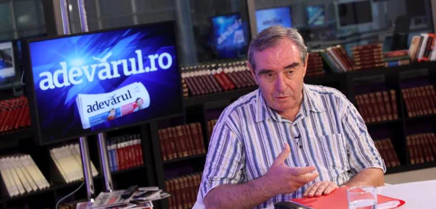 Geologul Corneliu Dinu, profesor la Universitatea Bucureşti, spune că fracturarea hidraulică nu poluează pânza freatică. FOTO: Sever Gheorghe
