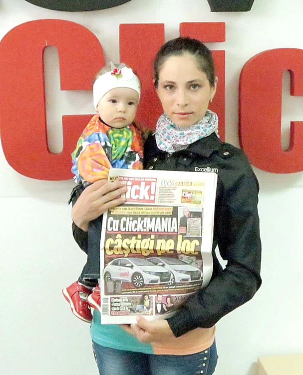 Cititoarea noastră, Georgiana Badea, va cumpăra hăinuţe pentru fetiţa ei
