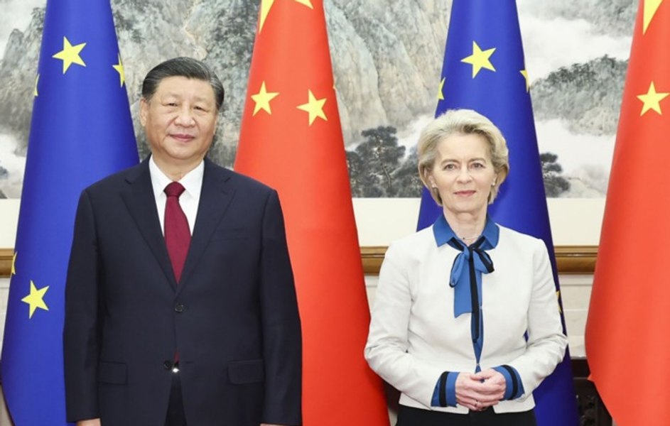 Xi Jinping s-a întâlnit la Beijing cu Ursula von der Leyen și Antonio Costa: China şi UE pot găsi „un teren comun” în pofida divergenţelor