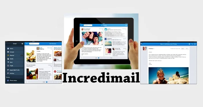 Aplicaţia Incredimail are un design curat şi dinamic pentru gestionarea mailurilor pe iPad. FOTO Adevărul