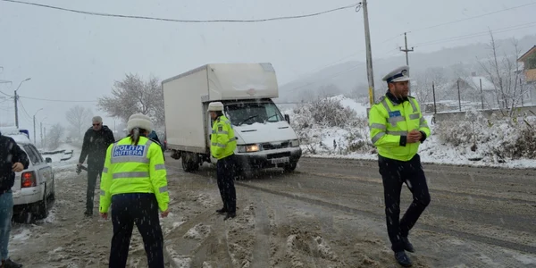 politisti rutiera drumuri iarna