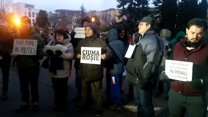 Proteste la Constanţa Foto Mariana Iancu