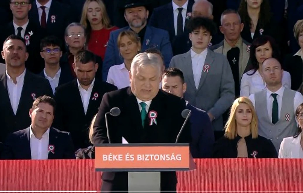 Orban, discurs la discurs la aniversarea revoluţiei FOTO: captură video x