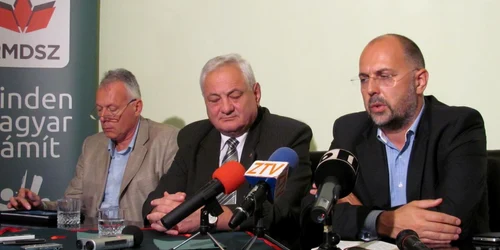 Liderii UDMR - declaraţii la Zalău