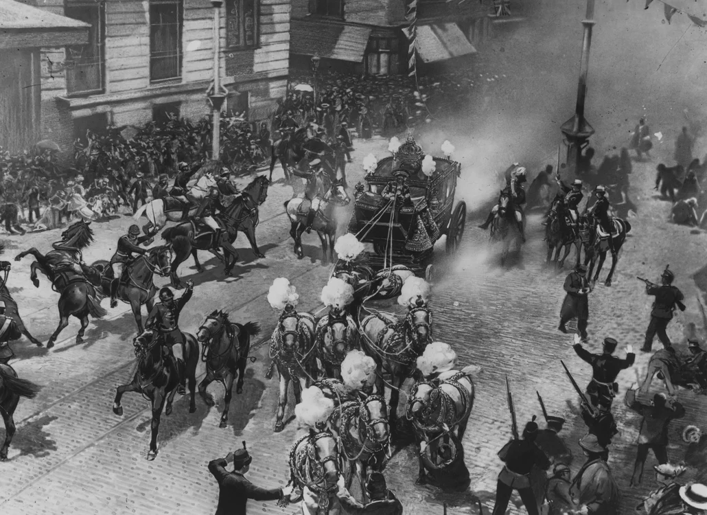 31 mai 1906, atentatul cu bombă de la nunta Regelui Alfonso cu Victoria Eugenia de Battenberg GettyImages 3351872 jpg