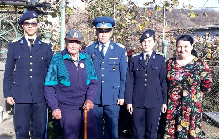 Veteranul de război din Alba, onorat de Armată FOTO Arhiva personală