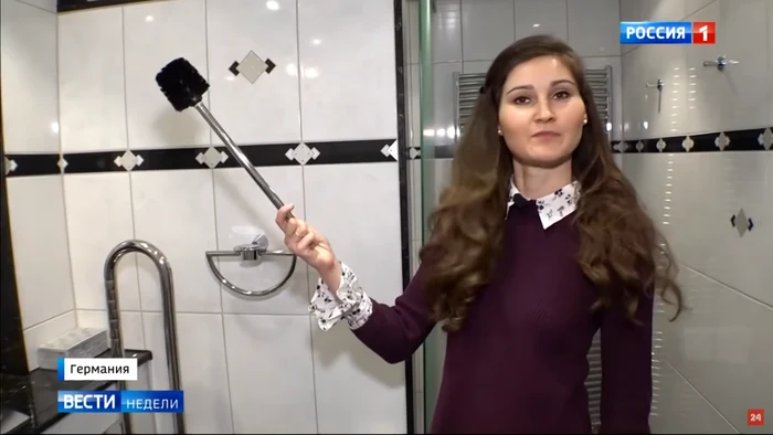 FOTO Captură din reportajul televiziunii de stat ruseşti