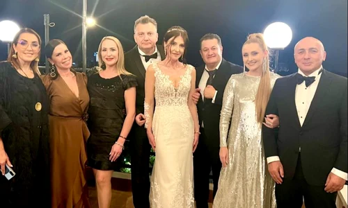 Nico, Luminita Anghel, Alina Sorescu si Marcel Pavel la nunta compozitorului Mihai Alexandru cu Alina Miola   Instagram (2) jpg