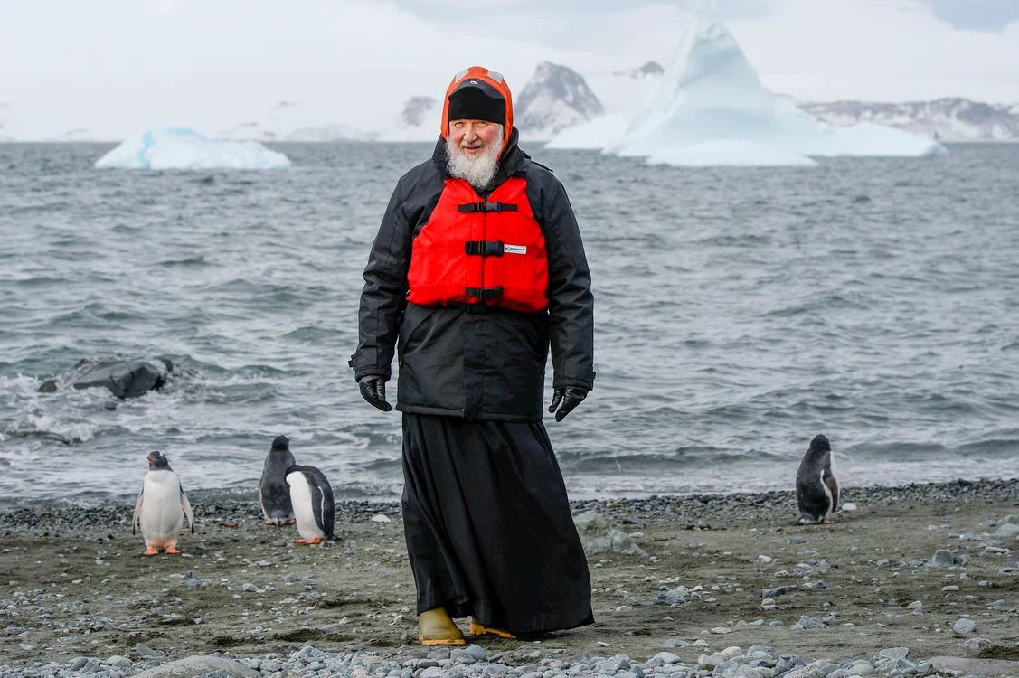 Patriarhul Kiril în Antarctica, 2016