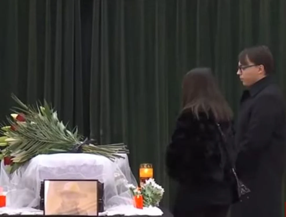Fiul lui Victor Socaciu, la priveghi Foto: captură tv