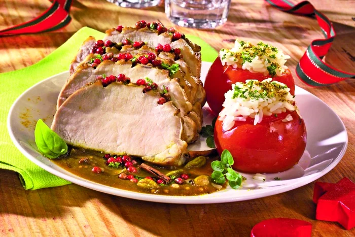 cotlet de porc cu sos de capere jpeg
