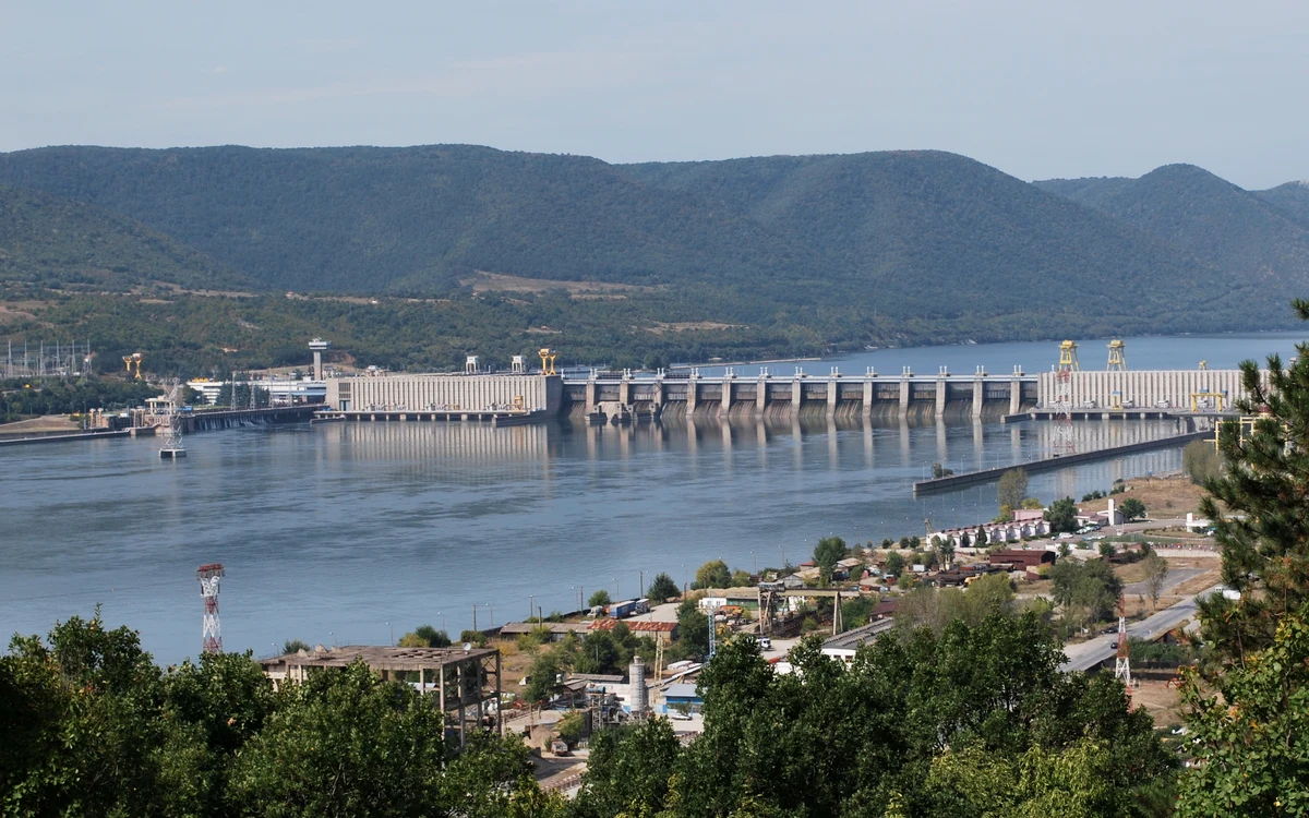 Hidrocentrala și barajul Porțile de Fier. Foto: Hidroelectrica.