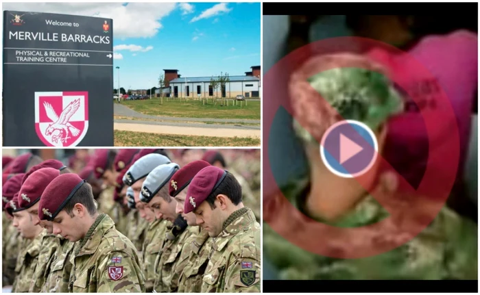 Orgie filmată într-o bază militară britanică