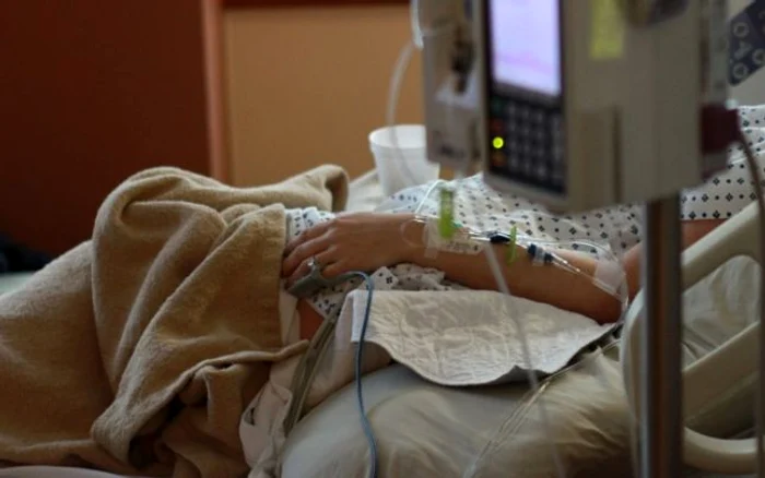 Octogenara a fost internată în spital