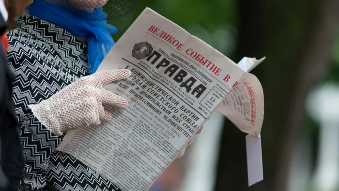 Ziarul rusesc Pravda FOTO: Shutterstock