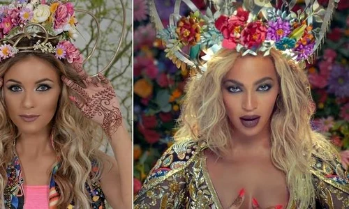 Aţa arată Andreea Ibacka, transformată în Beyonce, după ore întregi de machiaj jpeg