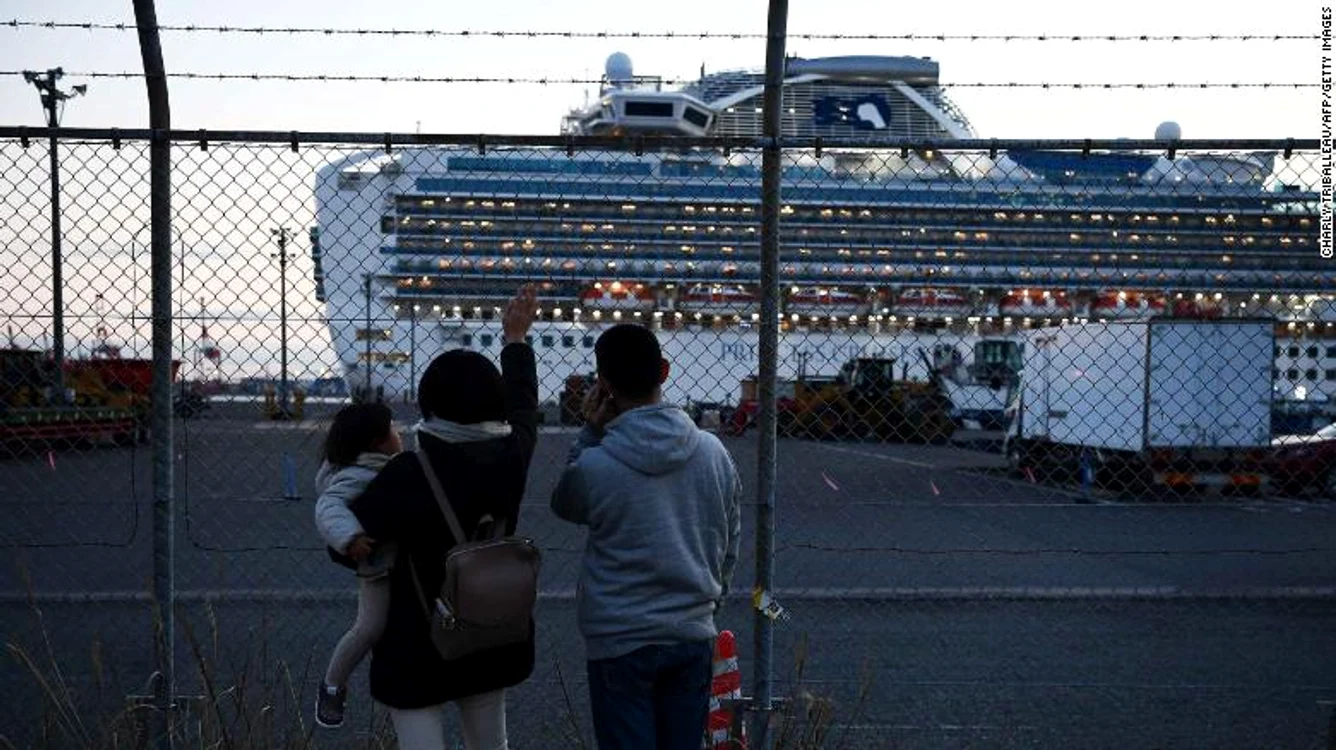 Carantina pe Diamond Princess se apropie de sfârșit. sute de oameni s-au contaminat deja de coronavirusfoto: captura CNN